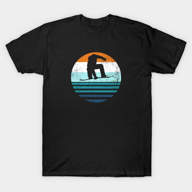 Snowboarding Lovers | Classic Sunset T-Shirt by jpmariano